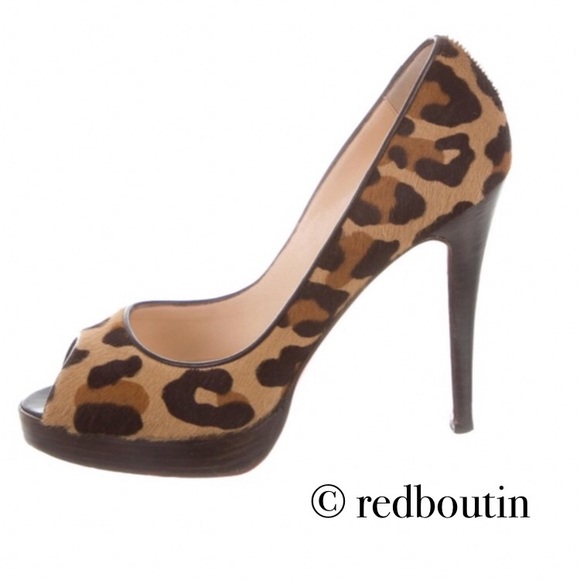 Christian Louboutin Shoes - 👠FIRM👠 LOUBOUTIN Yoyo Zeppa Ponyhair Pumps 38.5